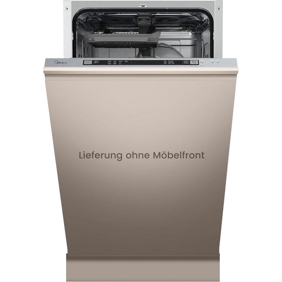 Midea vollintegrierbarer Geschirrspüler SV 5.14K10C, 10 Maßgedecke, automatische Türöffnung