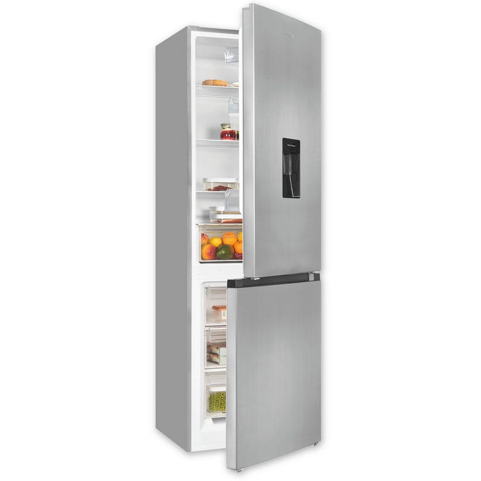 exquisit Kühl-/Gefrierkombination KGC5320-95-E-WS-040C, 185.8 cm hoch, 60 cm breit, kompakter Alleskönner für Ihren Haushalt